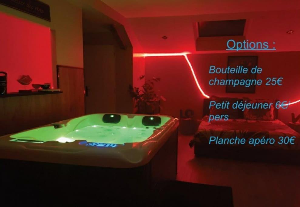 Bulles Etoilees Appartement Avec Jacuzzi Prive Montrevel-en-Bresse 외부 사진